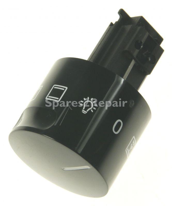 Button - 3550401313 Knob selector white 9+0 [Electrolux Aeg]