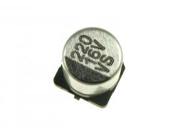 Vestel Smd Electrolytic - 220uf-16v 30010597 Cap Elch 220µf 16v M 215ma 8x10 Rohs