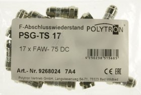 Polytron Terminating Resistor - Psg-ts 17 Multischalter-abschluss-set Bestehend Aus 17 X Faw-75 Dc