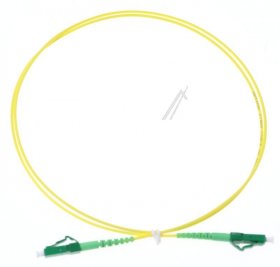 Logilink Optical Plug/optical Plug - Fibre Simplex Patch Cord, Os2 Sm G.657.a2, Lc-apc To Lc-apc, 1 M