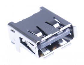 Samsung Usb socket - 3722-003044 Jack-usb:4p-1c ni blk smd-a a-type
