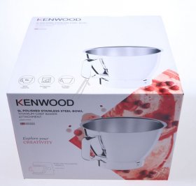Bowl - Aw20011052 Kab50 000ss Kw 5l Polished Ss Bowl Int [Delonghi]