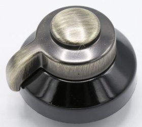 Button - C00326540 481060116771 Knob Nb + Old Brass [Whirlpool Indesit]