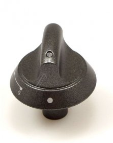 Button - C00306519 488000306519 Control Knob - Silv black - Main Oven [Whirlpool Indesit]