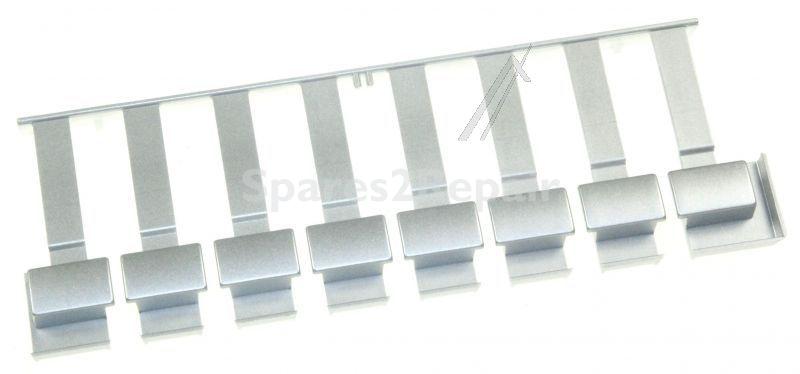 Button - C00437742 Button Opt Silver Siemens [Whirlpool Indesit]