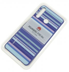 Huawei Leather Bag Gsm - 51993075 Huawei P30 Lite - Pc Case Striped Blue