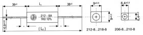 Vitrohm 5w wire Resistor Axial - 0 1r-5w Khs500kb-ax-r1aa Resistor