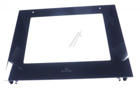 Oven Door - 12971100a87457 Outer Door Drop Glue Assembly [Midea]