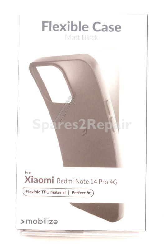 Mobilize Leather Bag Gsm - 80750 Mobilize Rubber Gelly Case Xiaomi Redmi Note 14 Pro 4g Matt Black