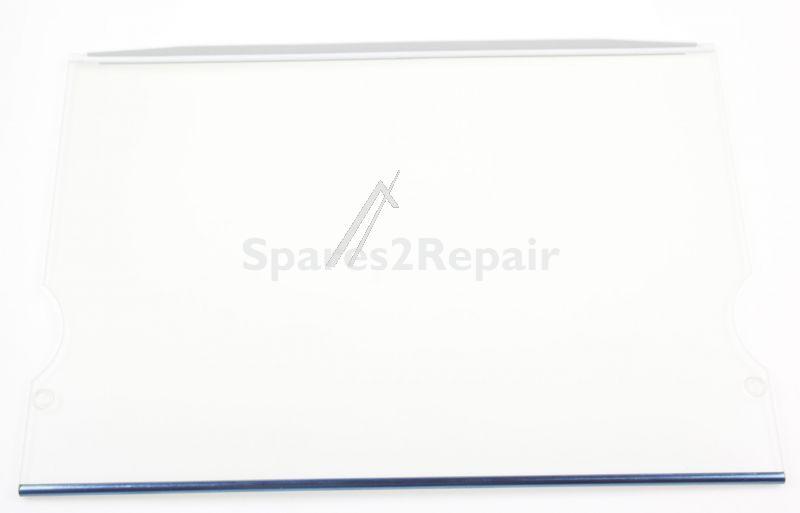 Liebherr Glass Panel - 727140300 Front Glass Plate With Stainless Steel Strip Ekc-ikc