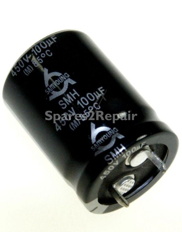 Lg Radial Electrolytic 85 Degrees - 100uf-450v 0czzr00033a Capacitor Al Chip 100µf 20% 450v 830ma
