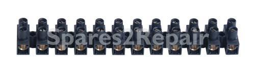 Luster Terminal - Terminal Block Connector, 4 Mm² Black, 12 P