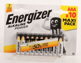 Energizer Aaa 1,5v Battery - E302695805 Alkaline Power Micro (aaa) Chp 10 Stuck