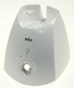 Braun Housing Top - 7051209 67051209 Upper Housing Pure White