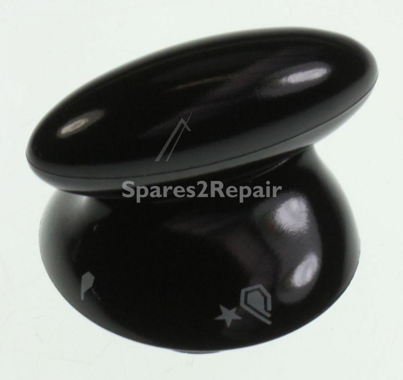 Faber Franke Roblin Button - 1982107 133 0042 459 Sp Hob Knob Black Country Trend