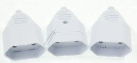 Bachmann Euro Coupler - Euro-socket White, 3 Pcs