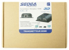 Scart Switch Over Box - Transmetteur - RÉcepteur Hdmi + Ir Par Rj45