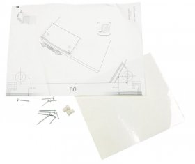 Fixation Plate - C00543155 488000543155 Installation Kit 45-60cm [Whirlpool Indesit]