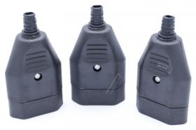 Bachmann Euro Coupler - Euro-socket, Black, 3 Pcs