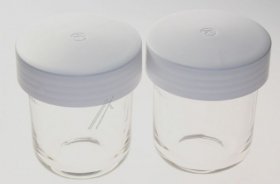 Containers - Kw697736 Glass Storage Jar - 2 Pk [Delonghi]