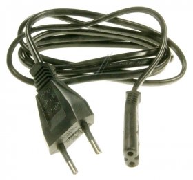 Compatible Eurocable With Double Sockets - 2-pin Power Lead - 1 5m