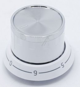 Control Knobs - 250316283 C00865471 Hob Knob White [Arcelik]