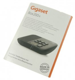 Gigaset Communicator - Gigaset Box 200a, Dect Basis Mit Ab, Schwarz