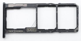 Motorola Sim card Holder - S948c41795 Wt + 712900340011 + Sim Tray Black
