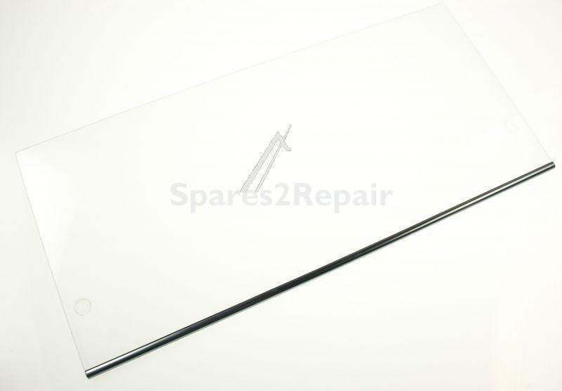 Liebherr Glass Panel - 727249000 Glass Plate Front 3 2mm Half Front Satin-finished