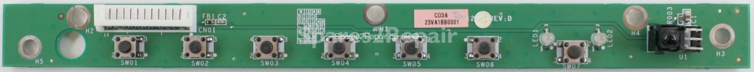 Acer AL2671W - Buttons - 23VA1BB0001 - CD3A - DAVA1TB12D5 - Rev D