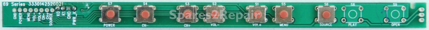 Baird JO37LEDBK - Buttons - 3330142520021 (Without Plastic)