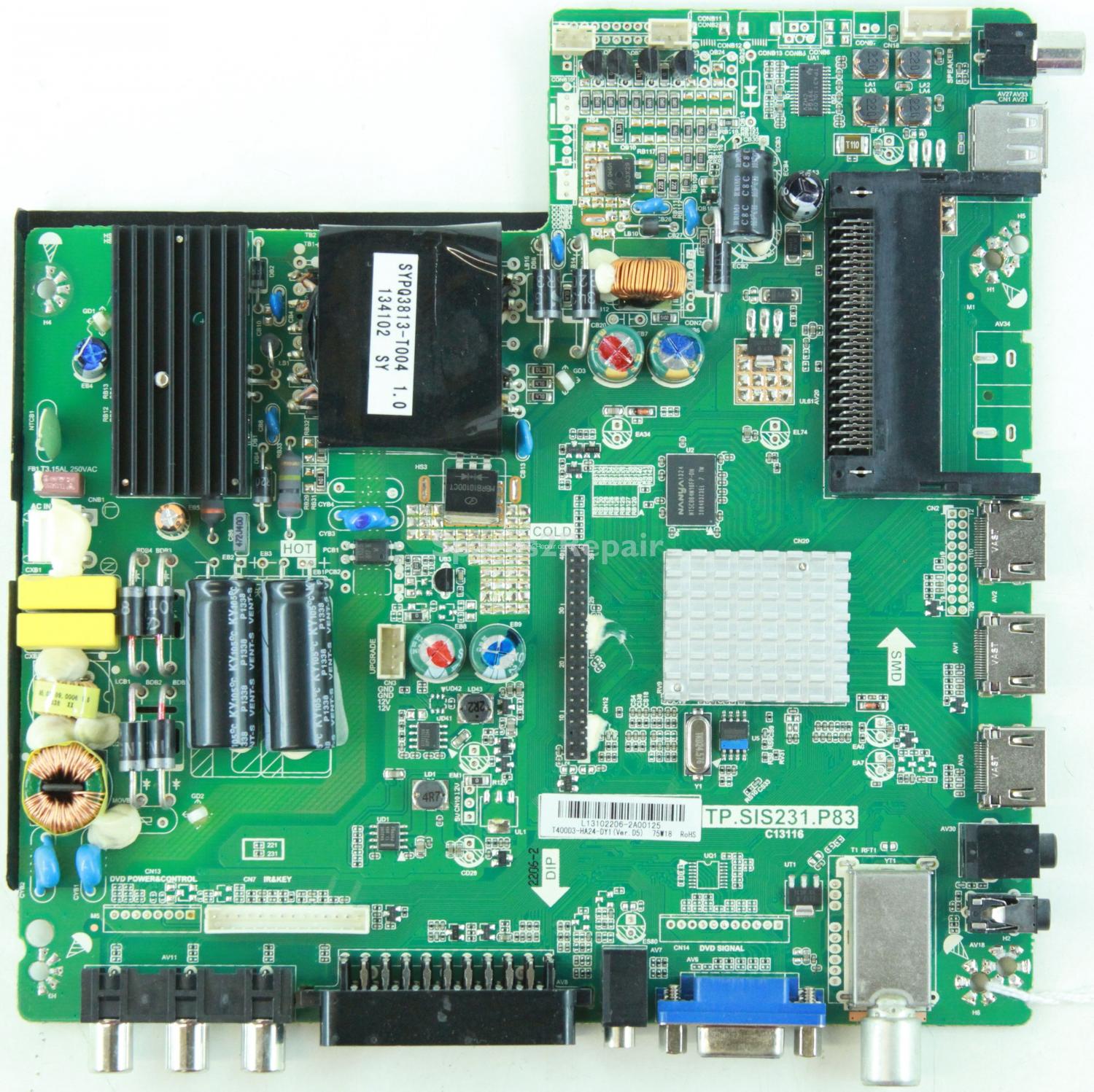Bush LE-40GCL-A-T - Main AV - TP.SIS231.P83 - C13116 - L13102206 - 890-M00-60E04