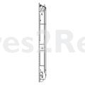 Front Plate - 140032479077 Front Glass Black Zanussi 594x [Electrolux Aeg]