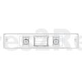 Operating Unit Screen - 140060665027 Control Panel Inox 60cm Hexag [Electrolux Aeg]