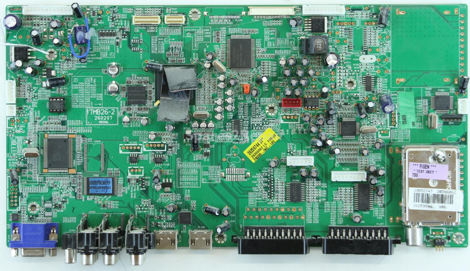 Finlux 37FLHD760 - Main AV - 17MB26-2 V1 - 260207 - 20366062