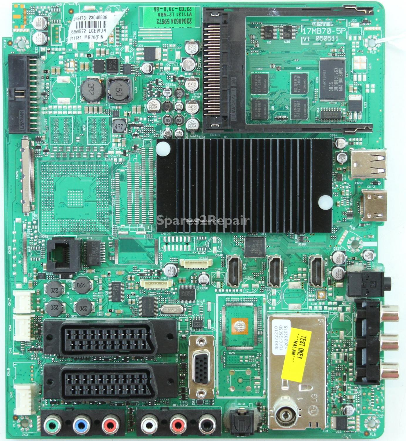 Finlux 37FLHT850UC - Main AV - 23040636 - 17MB70-5P - V1 - 050511