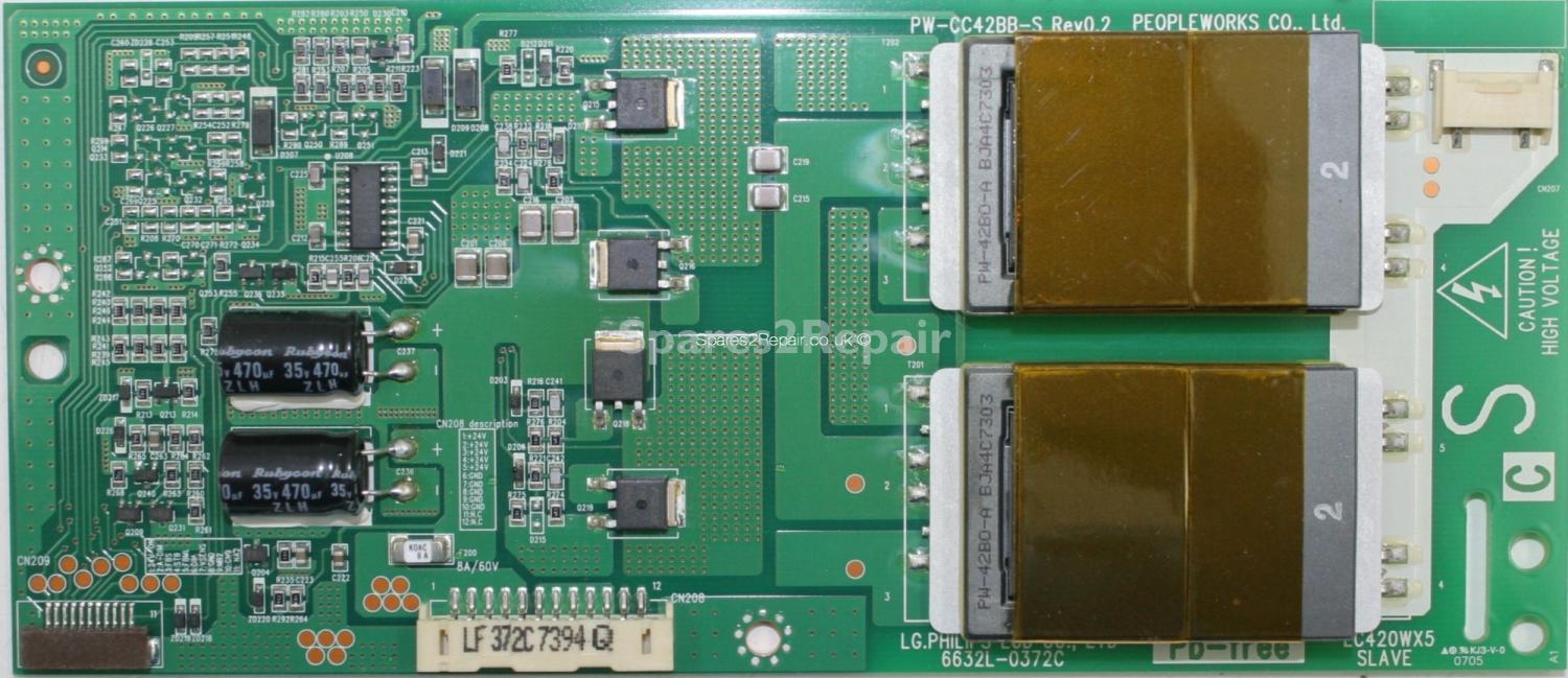 LG 42LC2DB - Inverter - PW-CC42BB-S Rev0.2 - 6632L-0372C - LC420WX5 SLAVE