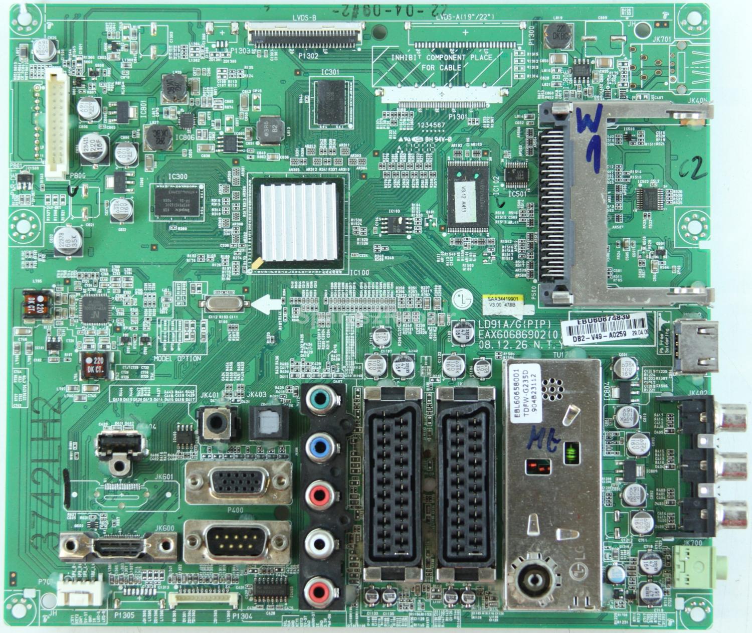 LG 42LH2000 - Main AV - EBU60674839 - EAX60686902(02) - LD91A/G(PIP)