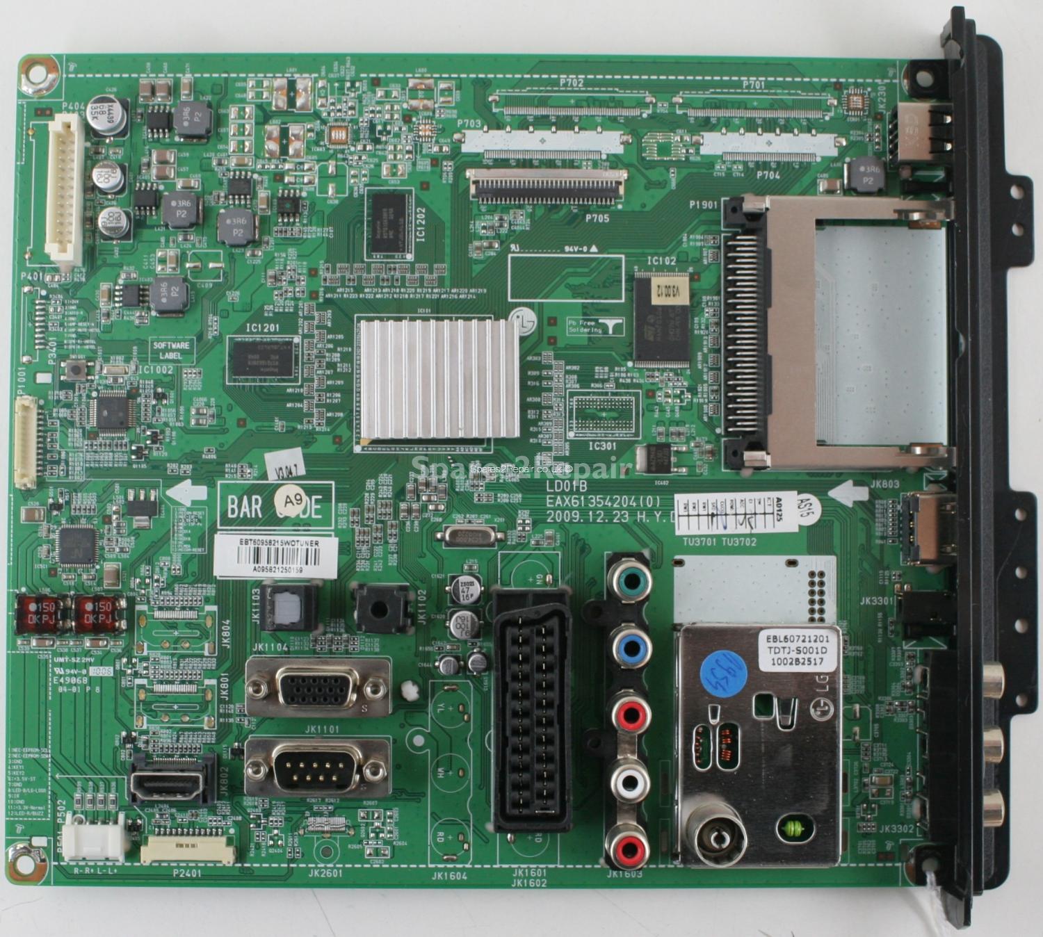 LG 26LD350 - Main AV - EAX61354204(0) - LD01B - EBT30958215