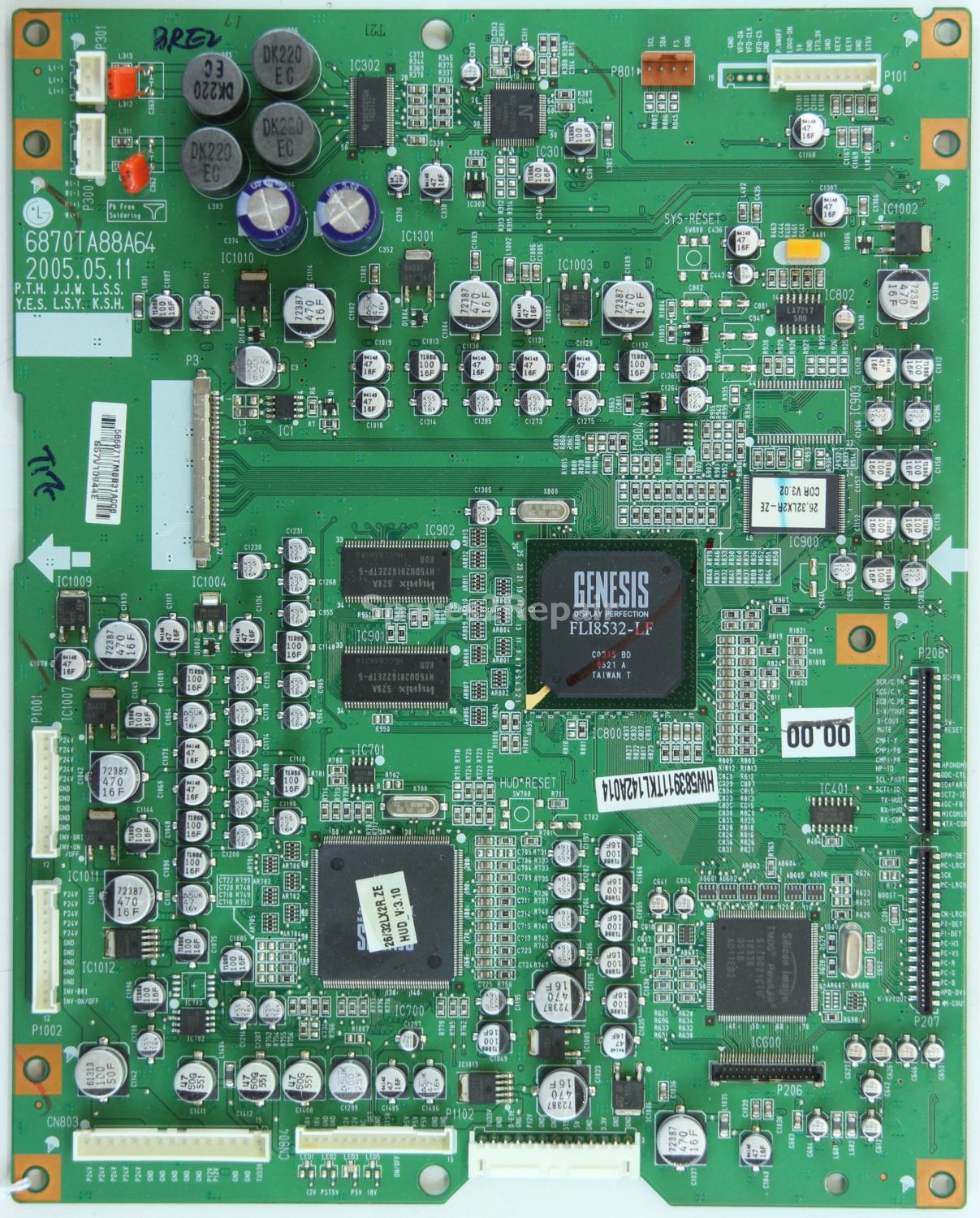 LG 26LX2R - AV Board - 6870TA88A64 - 6871TMBB31A