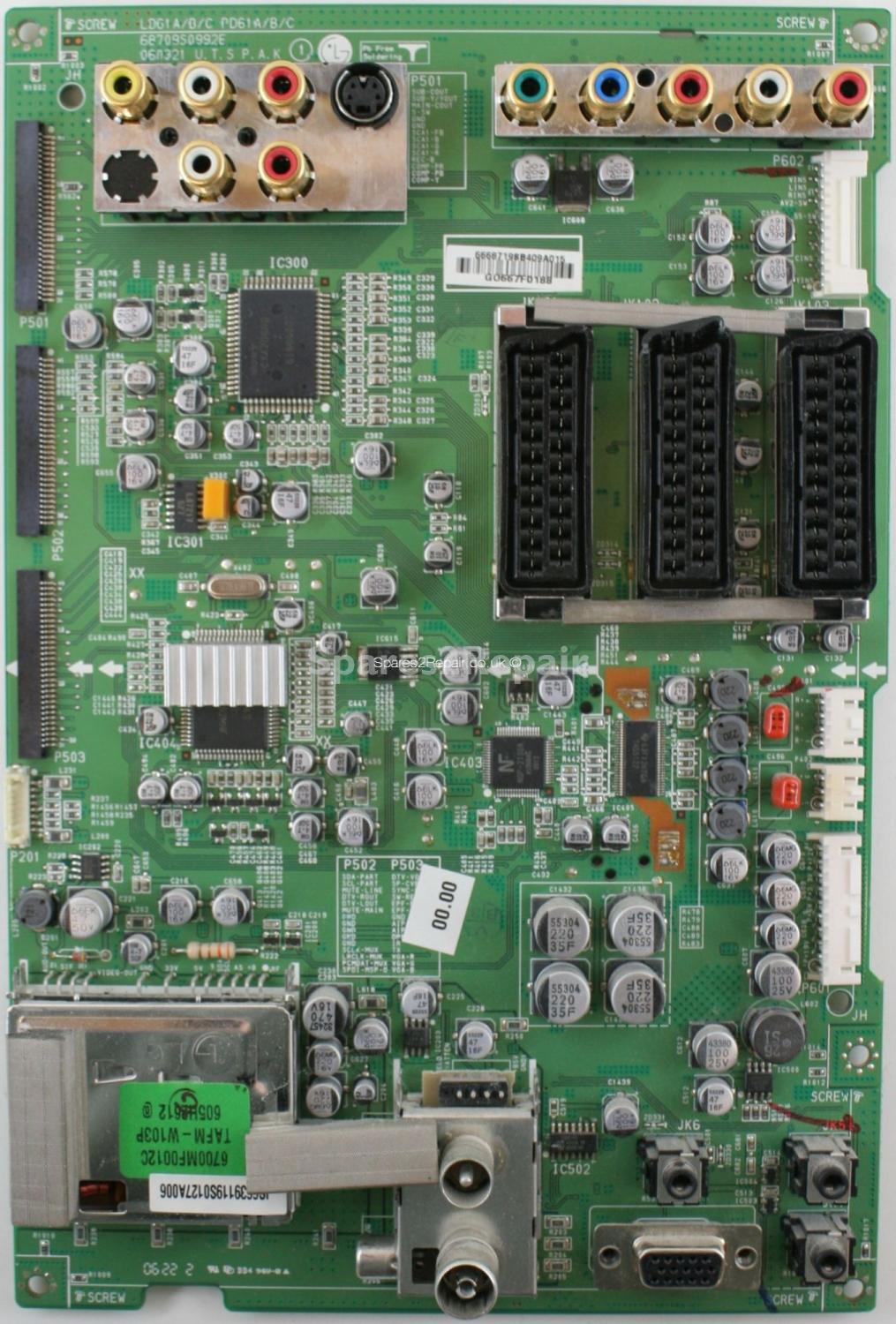 LG 32LC2D - Main AV - 68719SB409A - 68709S0992E - 060321