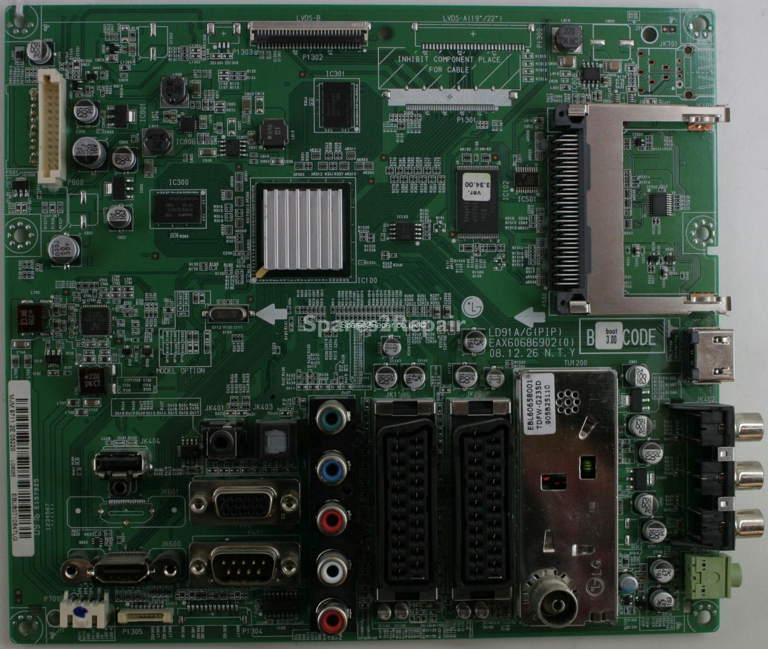 LG 32LG2100-ZA - Main AV - EBU60710847 - EAX60686902