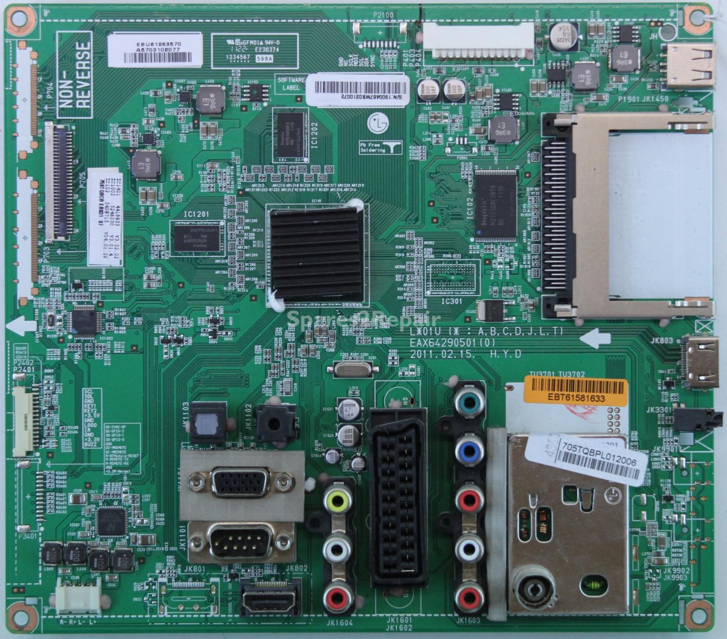 LG 32LK330U - Main AV - EAX64290501 (0) - EBU61263570 - EBT61581633