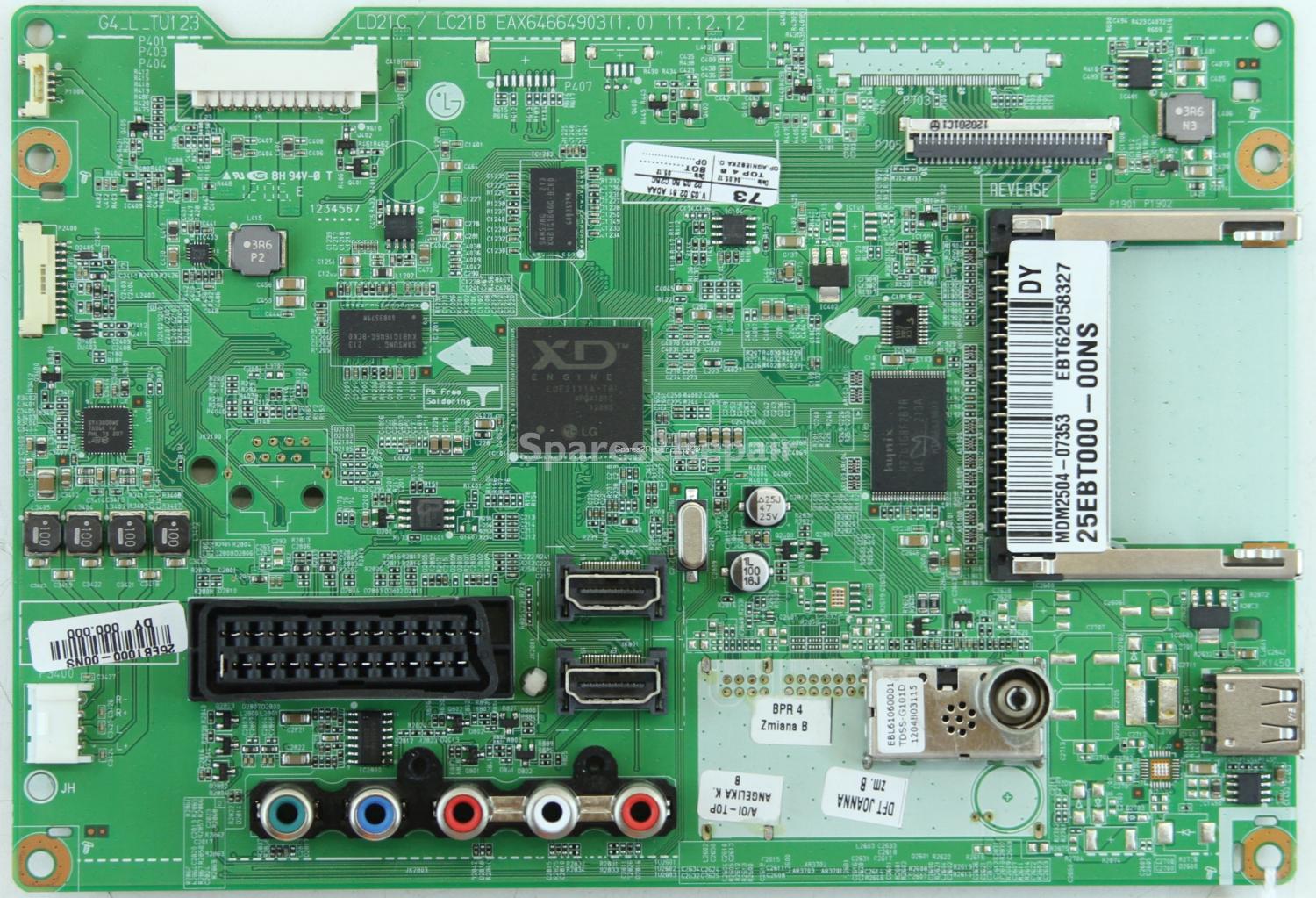 LG 32LK330U - Main AV - EBT62058327 - EAX64664903 (1.0) - G4_L_TU123 - LD21C / LC21B