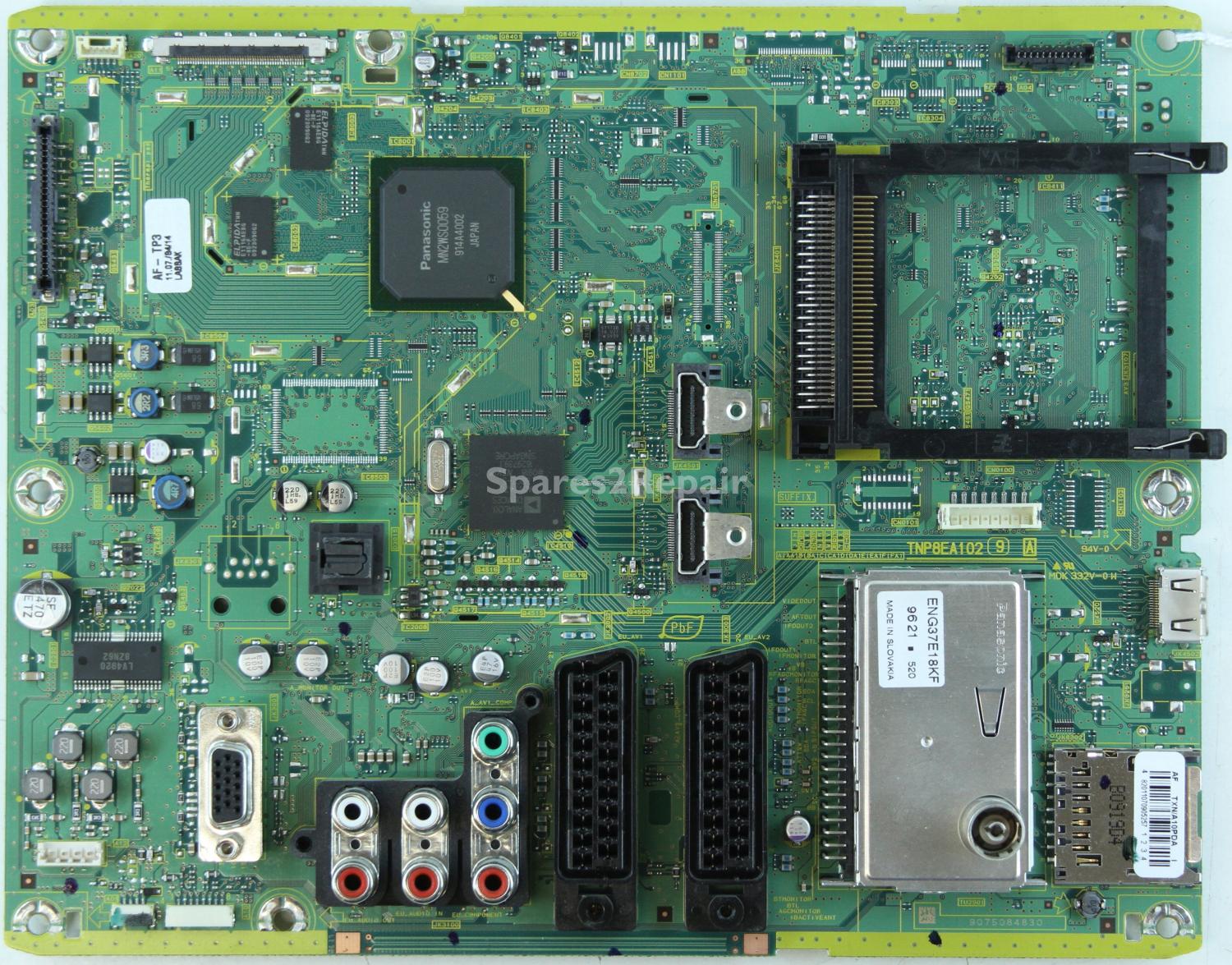 Panasonic TX-L37S10B - Main AV - TNP8EA102 9 A - TXN/A10PDA