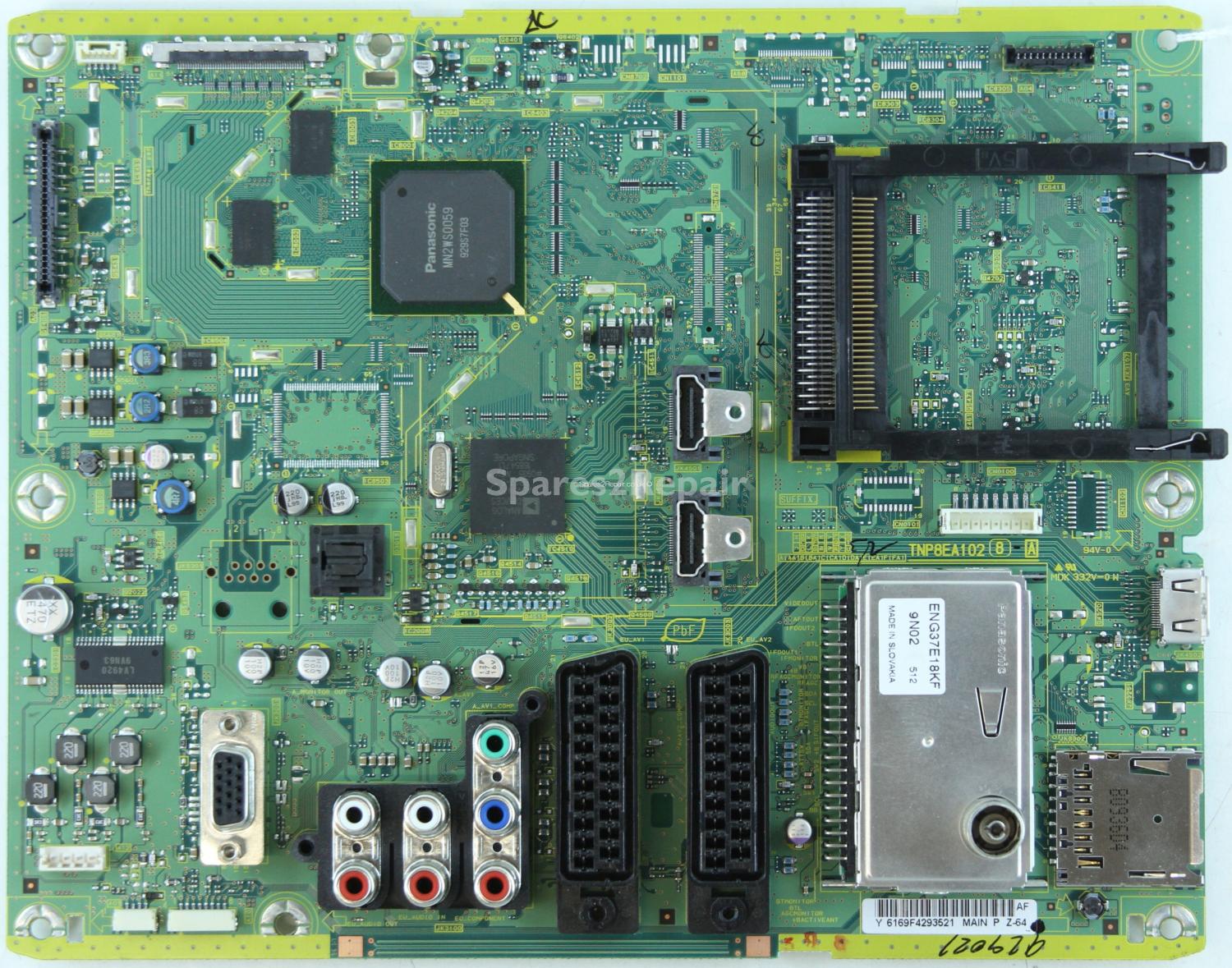 Panasonic TX-L32S10B - Main AV - TNP8EA102 8A