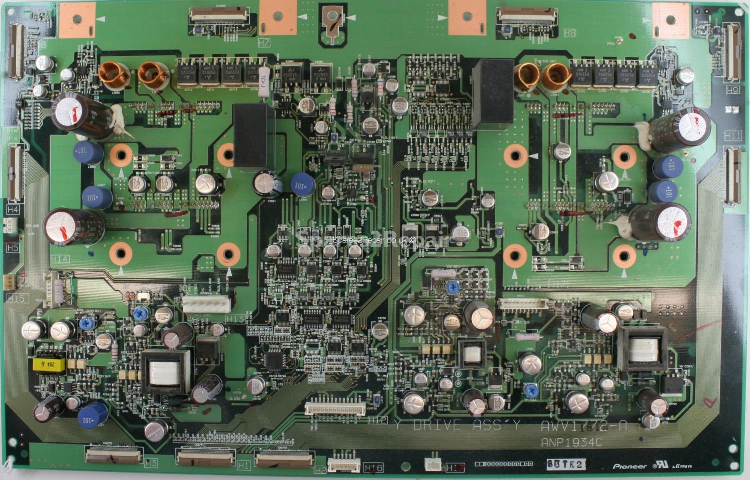 Pioneer PDP-502MXE - Y-DRIVE Assy - AWV1818 - ANP1934C - AWV1772-A