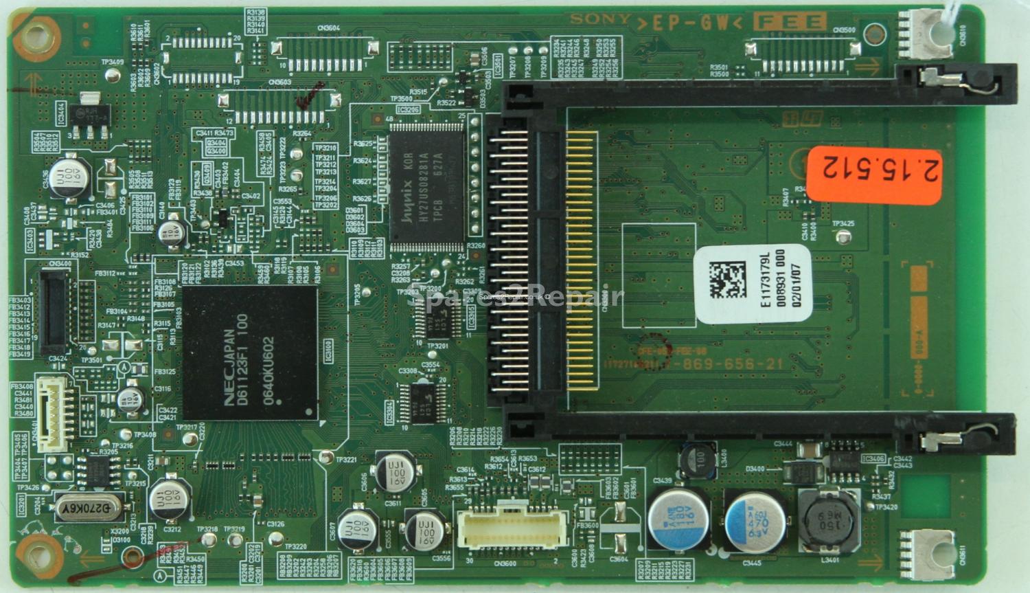 Sony KDL-26S2010 - Card Reader - 1-869-656-21 - 172714521