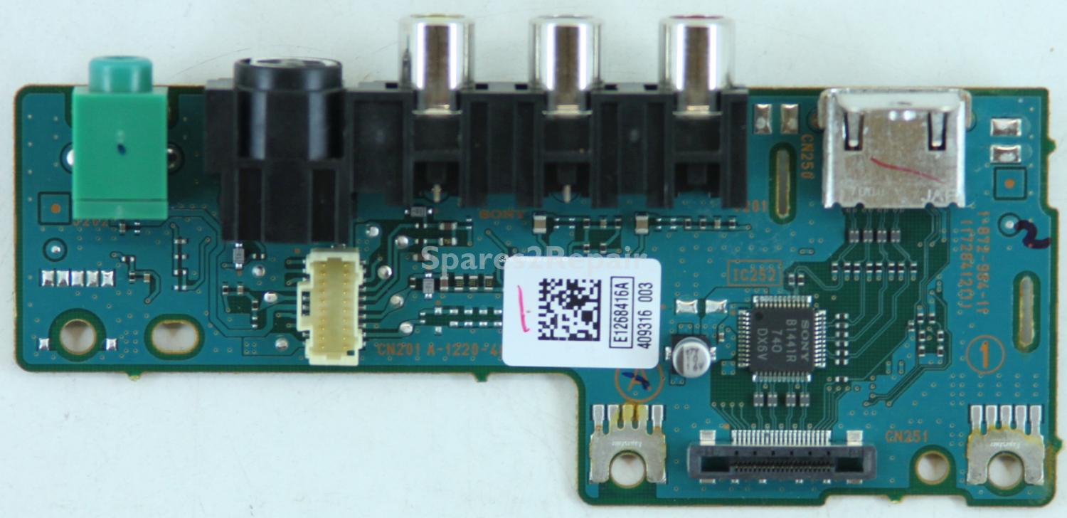 Sony KDL-26S3000 - Side AV - 1-872-984-11 - 172841211 - A-1220-486-A - E1268416A