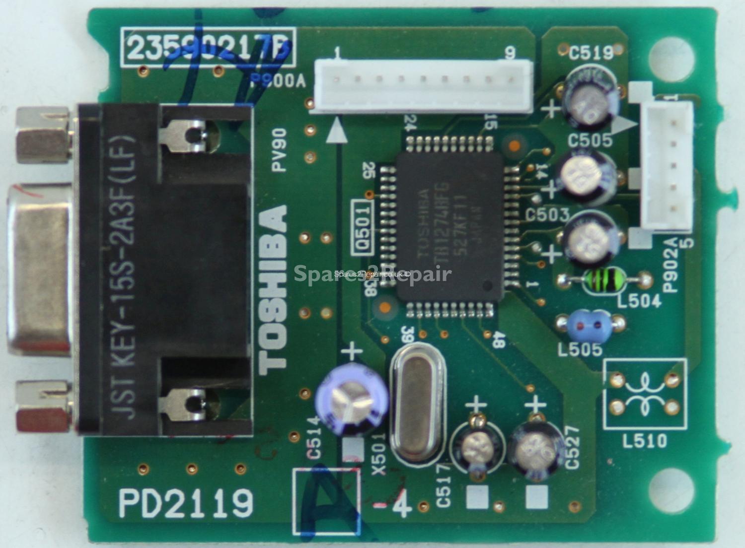 Toshiba 27WL56P - VGA Input - 23500217F - PD2119 A-4 - DS-7209